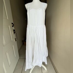 NWT Cider Milkmaid Asymmetrical Cotton Dress